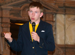 KSYLF delegate speaks in Senate Chambers